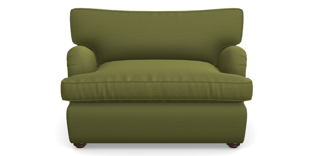 Product photograph of Alwinton Sofa Bed Snuggler Sofa Bed In House Velvet - Olive from Sofas and Stuff Limited
