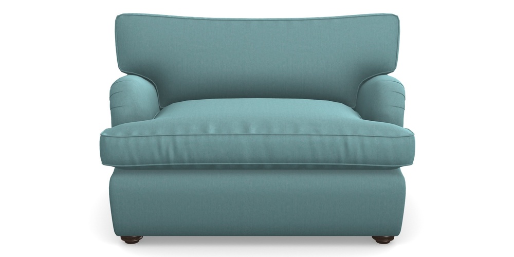 Product photograph of Alwinton Sofa Bed Snuggler Sofa Bed In House Velvet - Wedgewood from Sofas and Stuff Limited