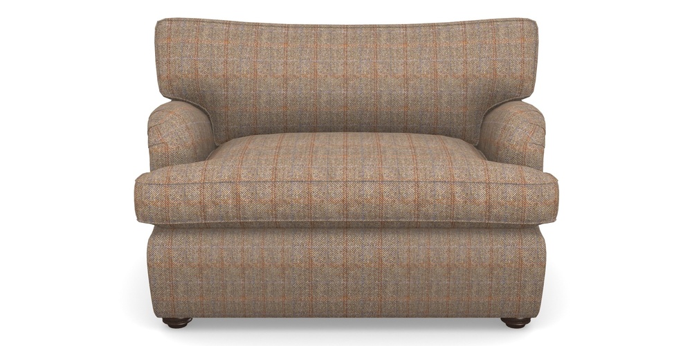 Product photograph of Alwinton Sofa Bed Snuggler Sofa Bed In Harris Tweed House - Harris Tweed House Bracken Herringbone from Sofas and Stuff Limited