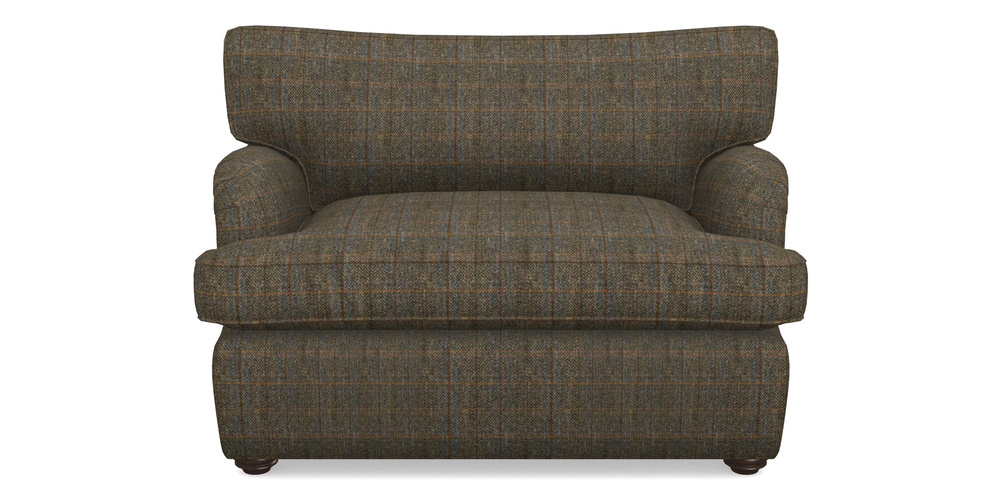 Product photograph of Alwinton Sofa Bed Snuggler Sofa Bed In Harris Tweed House - Harris Tweed House Blue from Sofas and Stuff Limited