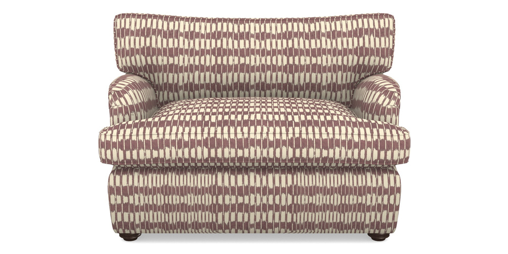 Product photograph of Alwinton Sofa Bed Snuggler Sofa Bed In V A Brompton Collection - Ikat - Cacao from Sofas and Stuff Limited