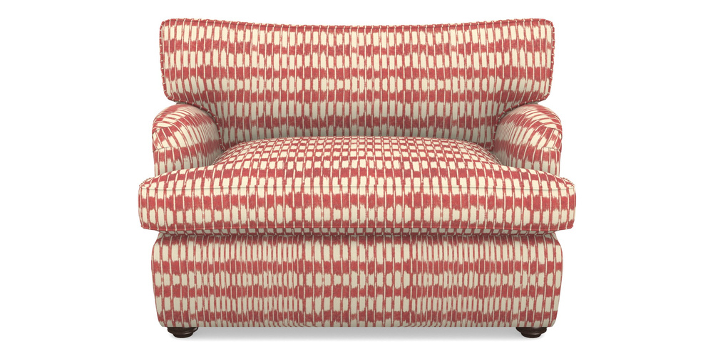 Product photograph of Alwinton Sofa Bed Snuggler Sofa Bed In V A Brompton Collection - Ikat - Chilli from Sofas and Stuff Limited