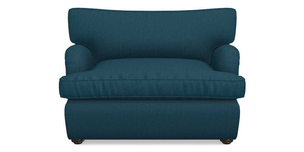 Product photograph of Alwinton Sofa Bed Snuggler Sofa Bed In Plain Linen Cotton - Ink Pot from Sofas and Stuff Limited