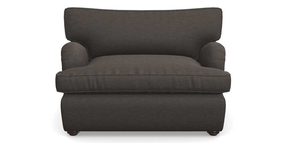 Product photograph of Alwinton Sofa Bed Snuggler Sofa Bed In Super Soft Velvet - Mocha from Sofas and Stuff Limited