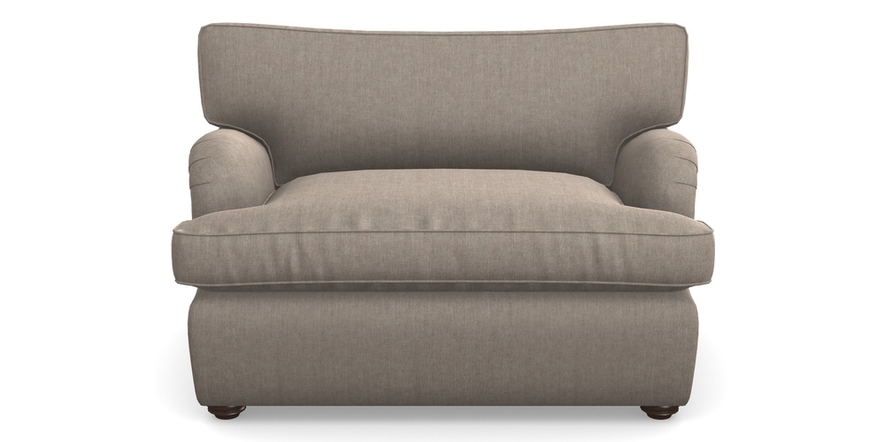 Product photograph of Alwinton Sofa Bed Snuggler Sofa Bed In Super Soft Velvet - Wicker from Sofas and Stuff Limited
