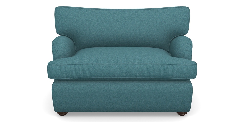 Product photograph of Alwinton Sofa Bed Snuggler Sofa Bed In Soft Wool - Cerulean from Sofas and Stuff Limited