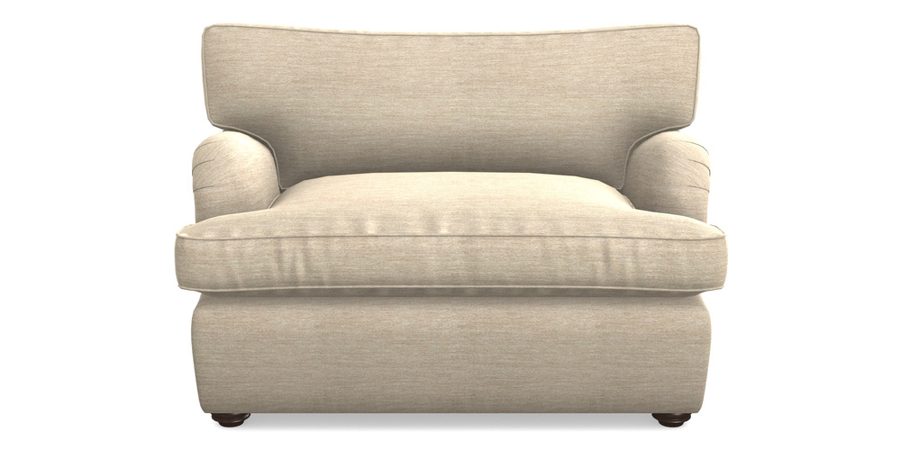 Product photograph of Alwinton Sofa Bed Snuggler Sofa Bed In Textured Velvet - Almond from Sofas and Stuff Limited