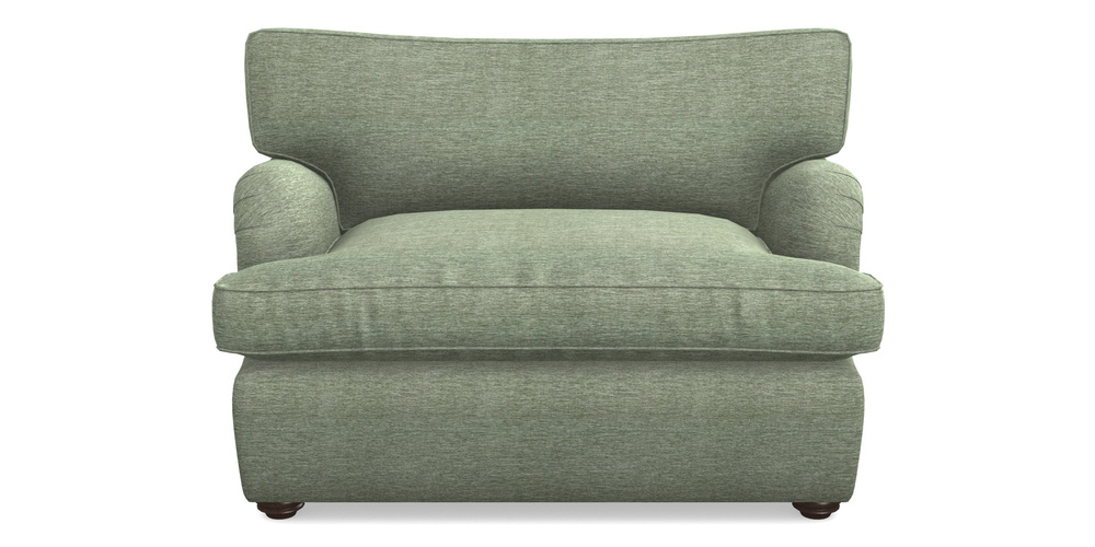 Product photograph of Alwinton Sofa Bed Snuggler Sofa Bed In Textured Velvet - Seagrass from Sofas and Stuff Limited
