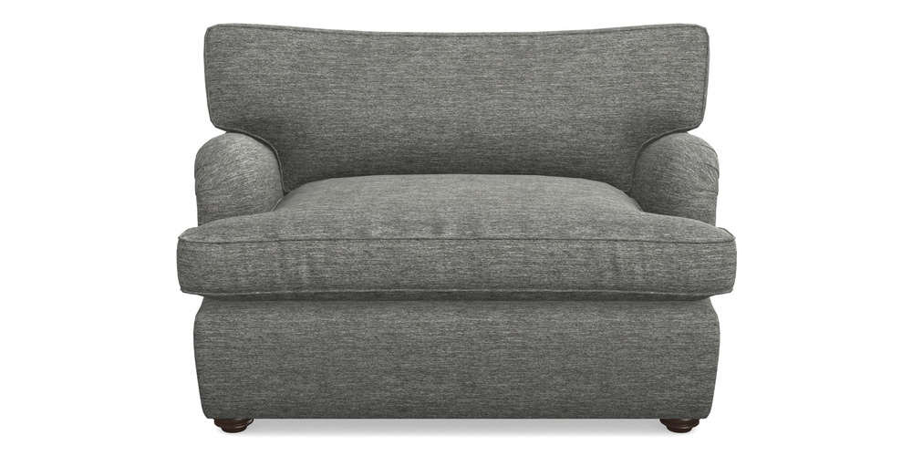 Product photograph of Alwinton Sofa Bed Snuggler Sofa Bed In Textured Velvet - Slate from Sofas and Stuff Limited