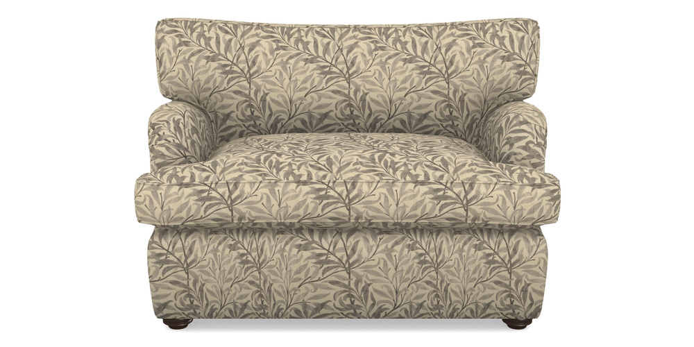 Product photograph of Alwinton Sofa Bed Snuggler Sofa Bed In V A Drawn From Nature - Willow Bough Large - Grey from Sofas and Stuff Limited