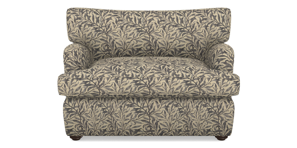 Product photograph of Alwinton Sofa Bed Snuggler Sofa Bed In V A Drawn From Nature - Willow Bough Large - Navy from Sofas and Stuff Limited