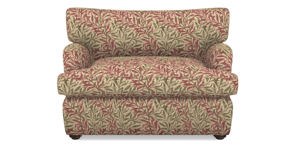 Product photograph of Alwinton Sofa Bed Snuggler Sofa Bed In V A Drawn From Nature - Willow Bough Large - Red from Sofas and Stuff Limited