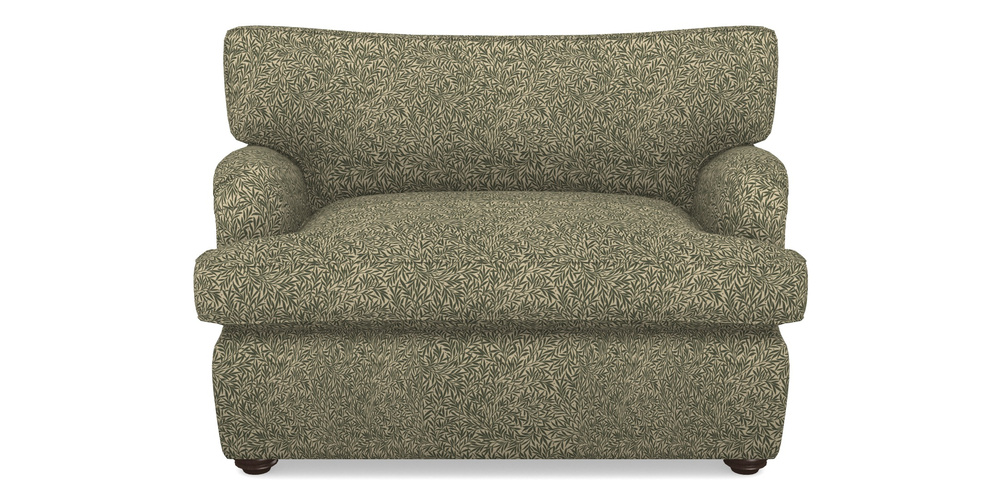 Product photograph of Alwinton Sofa Bed Snuggler Sofa Bed In V A Drawn From Nature Collection - Willow - Dark Green from Sofas and Stuff Limited