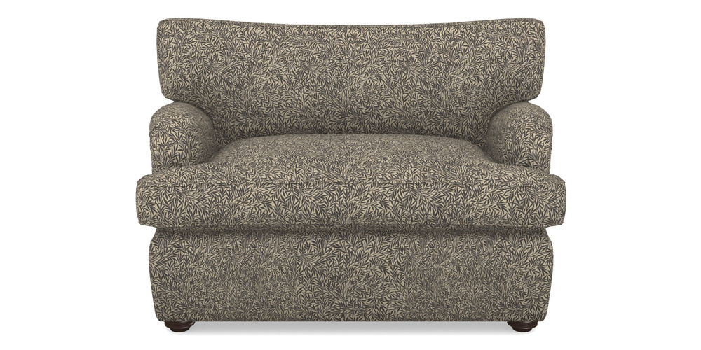 Product photograph of Alwinton Sofa Bed Snuggler Sofa Bed In V A Drawn From Nature Collection - Willow - Navy from Sofas and Stuff Limited