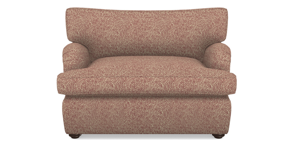 Product photograph of Alwinton Sofa Bed Snuggler Sofa Bed In V A Drawn From Nature Collection - Willow - Red from Sofas and Stuff Limited