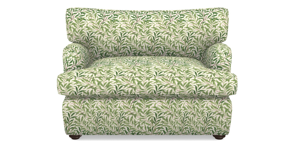 Product photograph of Alwinton Sofa Bed Snuggler Sofa Bed In William Morris Collection - Willow Boughs - Leaf Green from Sofas and Stuff Limited