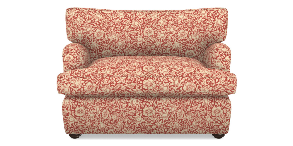 Product photograph of Alwinton Sofa Bed Snuggler Sofa Bed In William Morris Collection - Mallow - Madder from Sofas and Stuff Limited