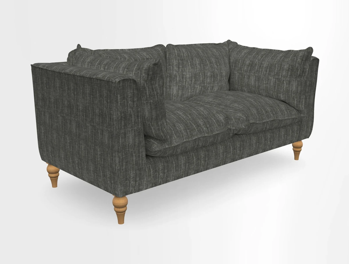 Aysgarth 3 Seater Sofa in Furrow Stripe Broad and Furrow Stripe Narrow Sunflower