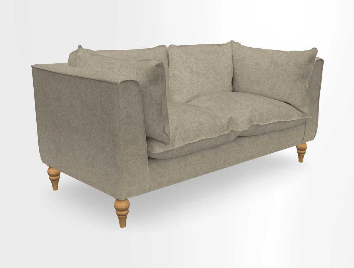 Aysgarth 3 Seater Sofa in Furrow Stripe Broad and Furrow Stripe Narrow Sunflower