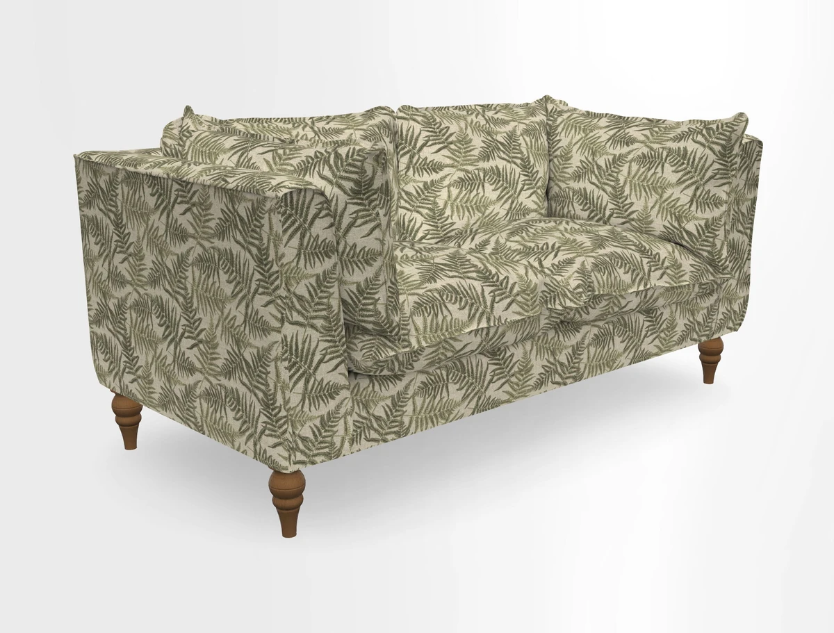 Aysgarth 3 Seater Sofa in Furrow Stripe Broad and Furrow Stripe Narrow Sunflower
