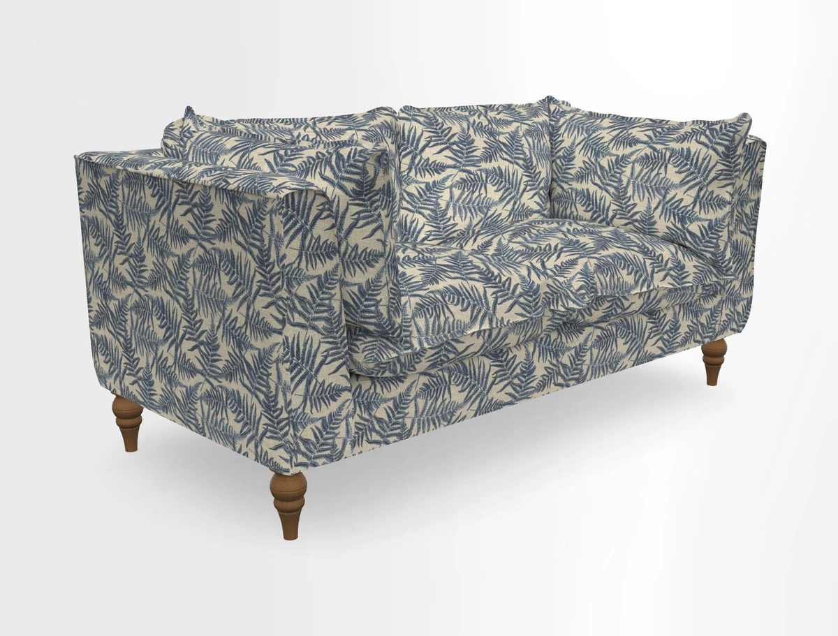Aysgarth 3 Seater Sofa in Furrow Stripe Broad and Furrow Stripe Narrow Sunflower