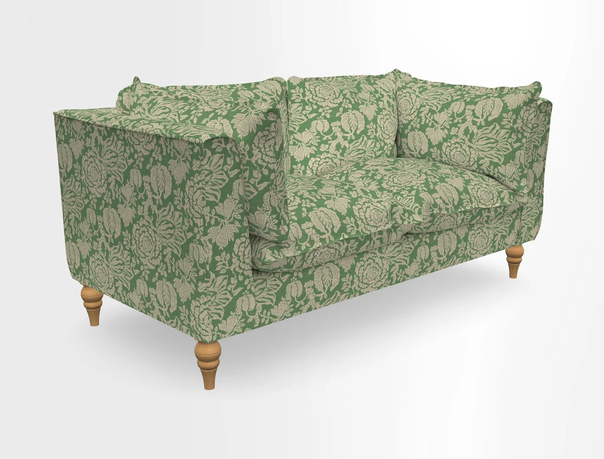 Aysgarth 3 Seater Sofa in Furrow Stripe Broad and Furrow Stripe Narrow Sunflower