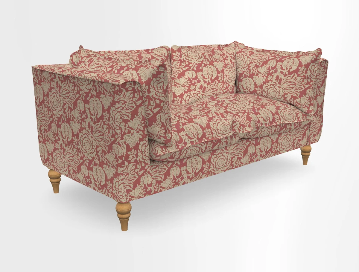 Aysgarth 3 Seater Sofa in Furrow Stripe Broad and Furrow Stripe Narrow Sunflower