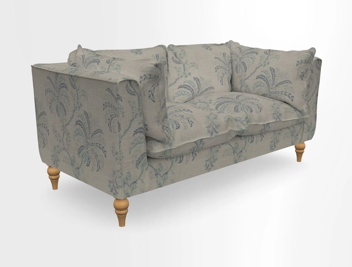 Aysgarth 3 Seater Sofa in Furrow Stripe Broad and Furrow Stripe Narrow Sunflower