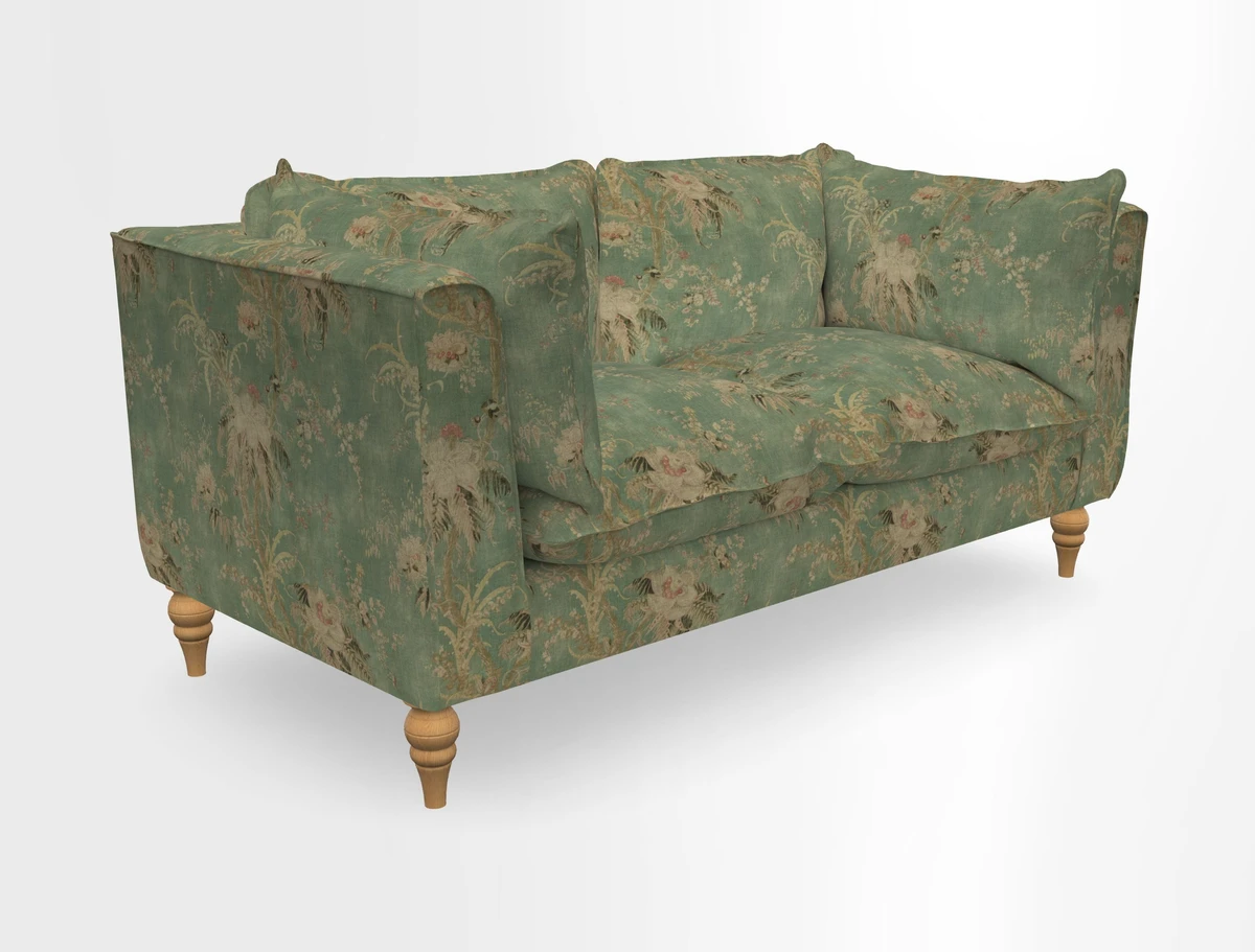 Aysgarth 3 Seater Sofa in Furrow Stripe Broad and Furrow Stripe Narrow Sunflower
