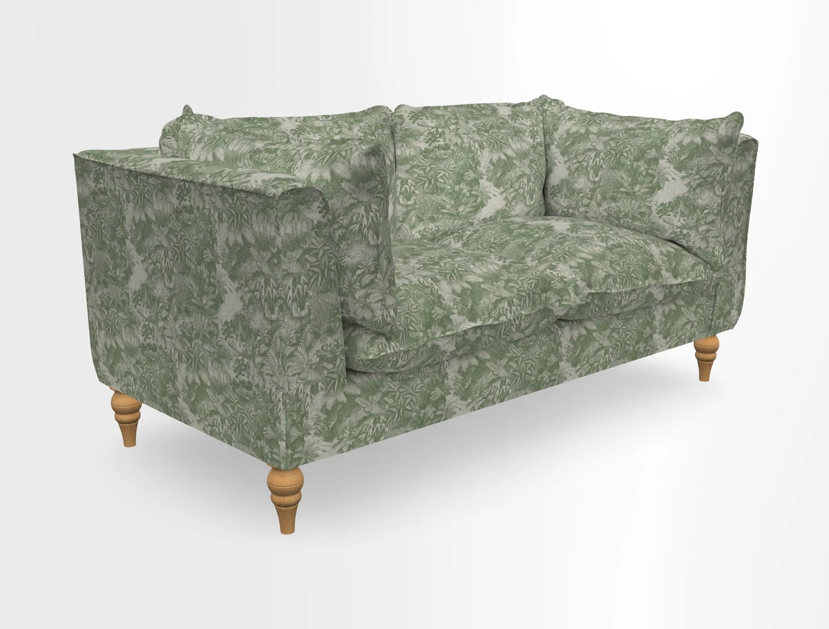 Aysgarth 3 Seater Sofa in Furrow Stripe Broad and Furrow Stripe Narrow Sunflower