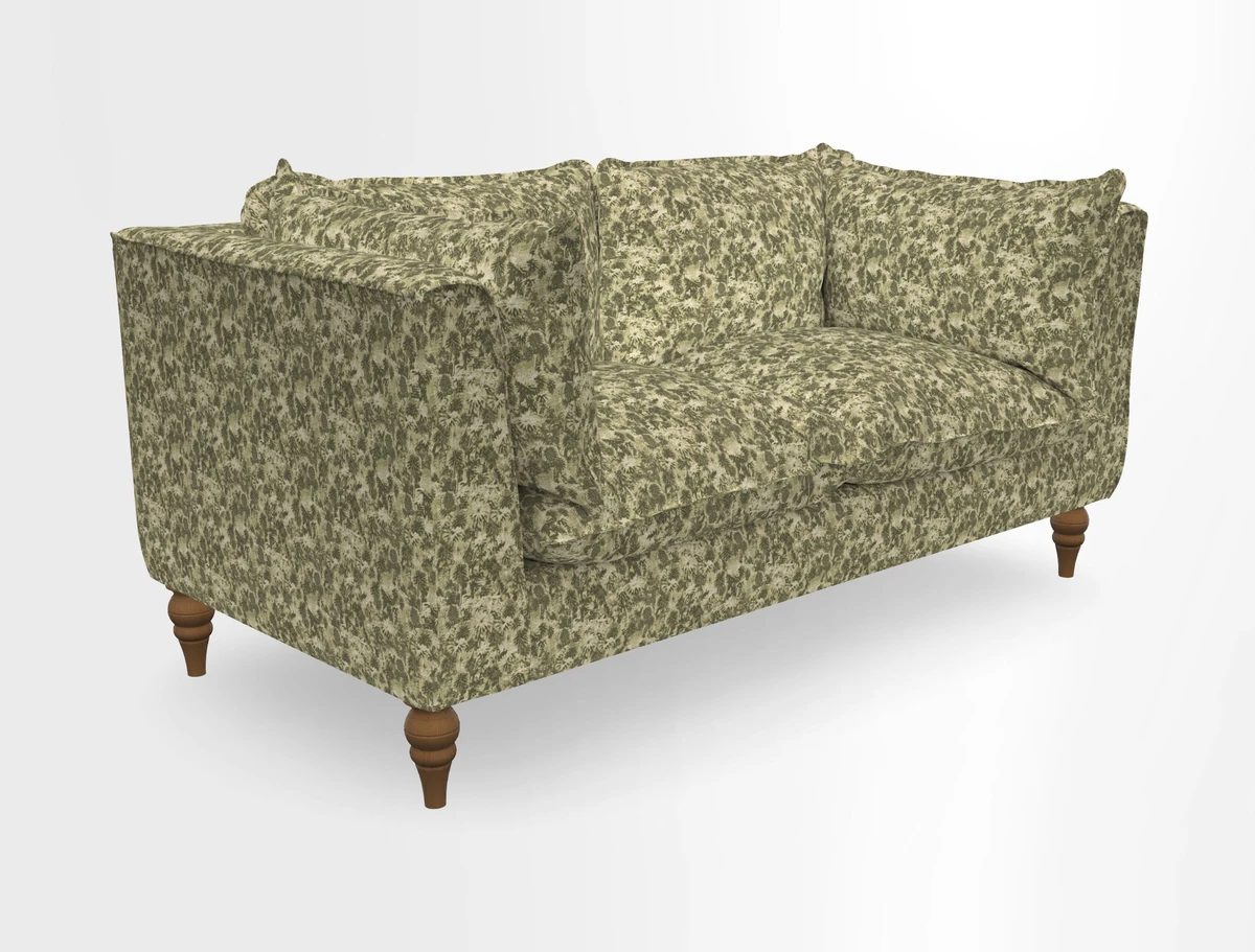 Aysgarth 3 Seater Sofa in Furrow Stripe Broad and Furrow Stripe Narrow Sunflower