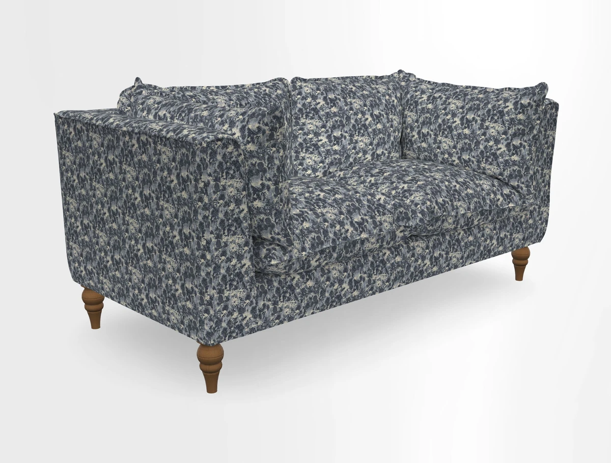 Aysgarth 3 Seater Sofa in Furrow Stripe Broad and Furrow Stripe Narrow Sunflower