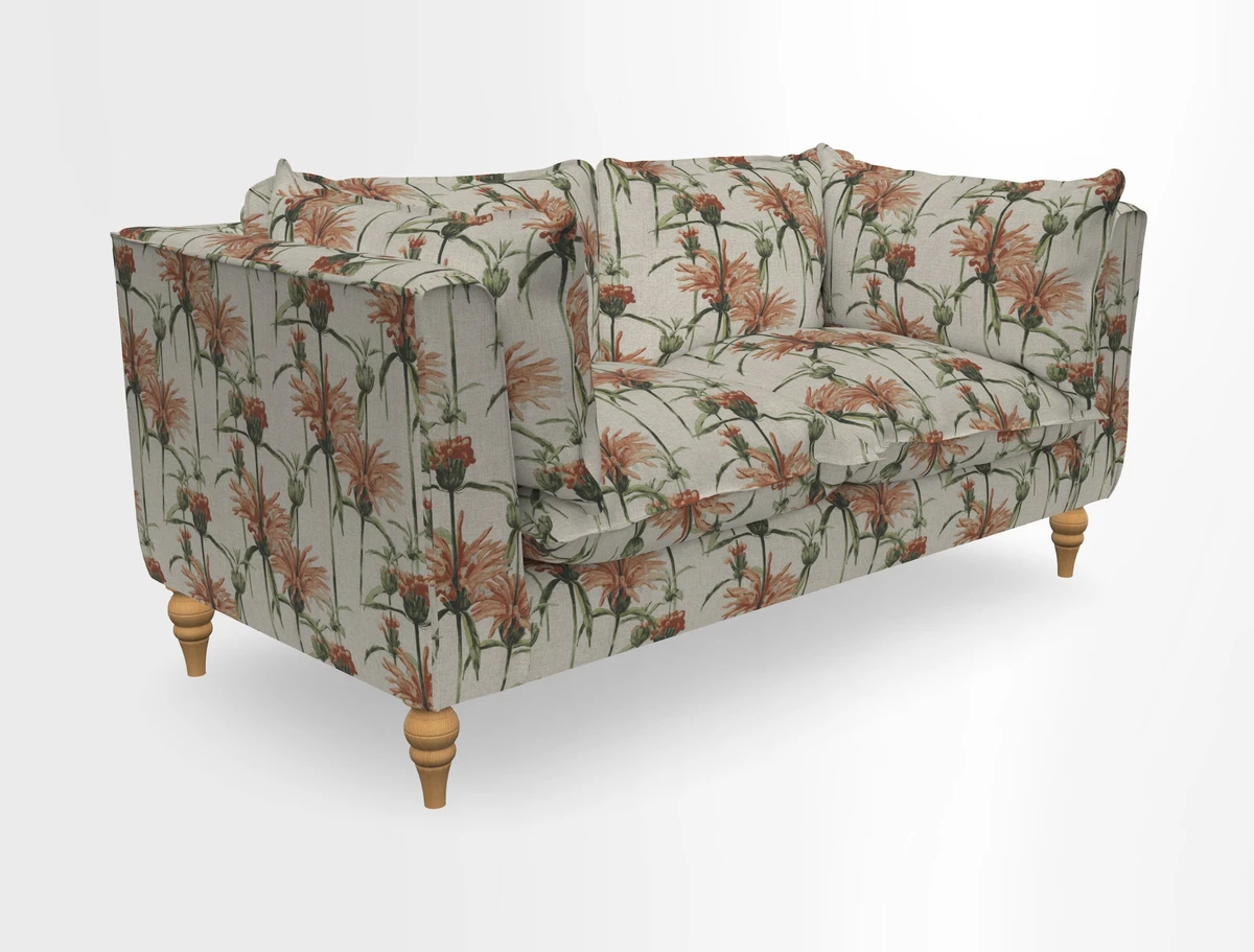 Aysgarth 3 Seater Sofa in Furrow Stripe Broad and Furrow Stripe Narrow Sunflower