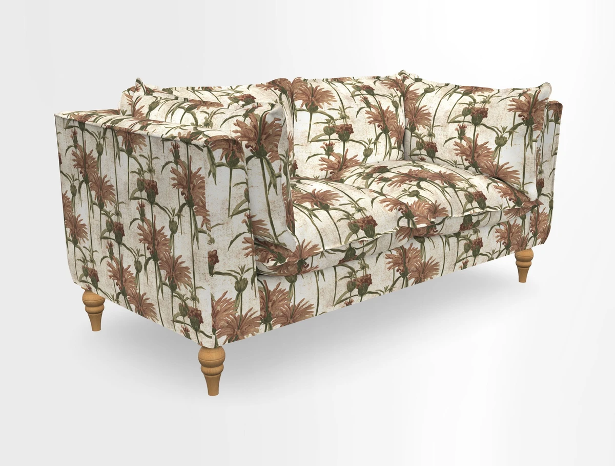 Aysgarth 3 Seater Sofa in Furrow Stripe Broad and Furrow Stripe Narrow Sunflower