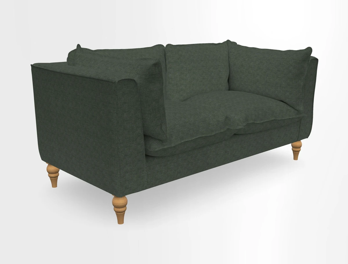 Aysgarth 3 Seater Sofa in Furrow Stripe Broad and Furrow Stripe Narrow Sunflower