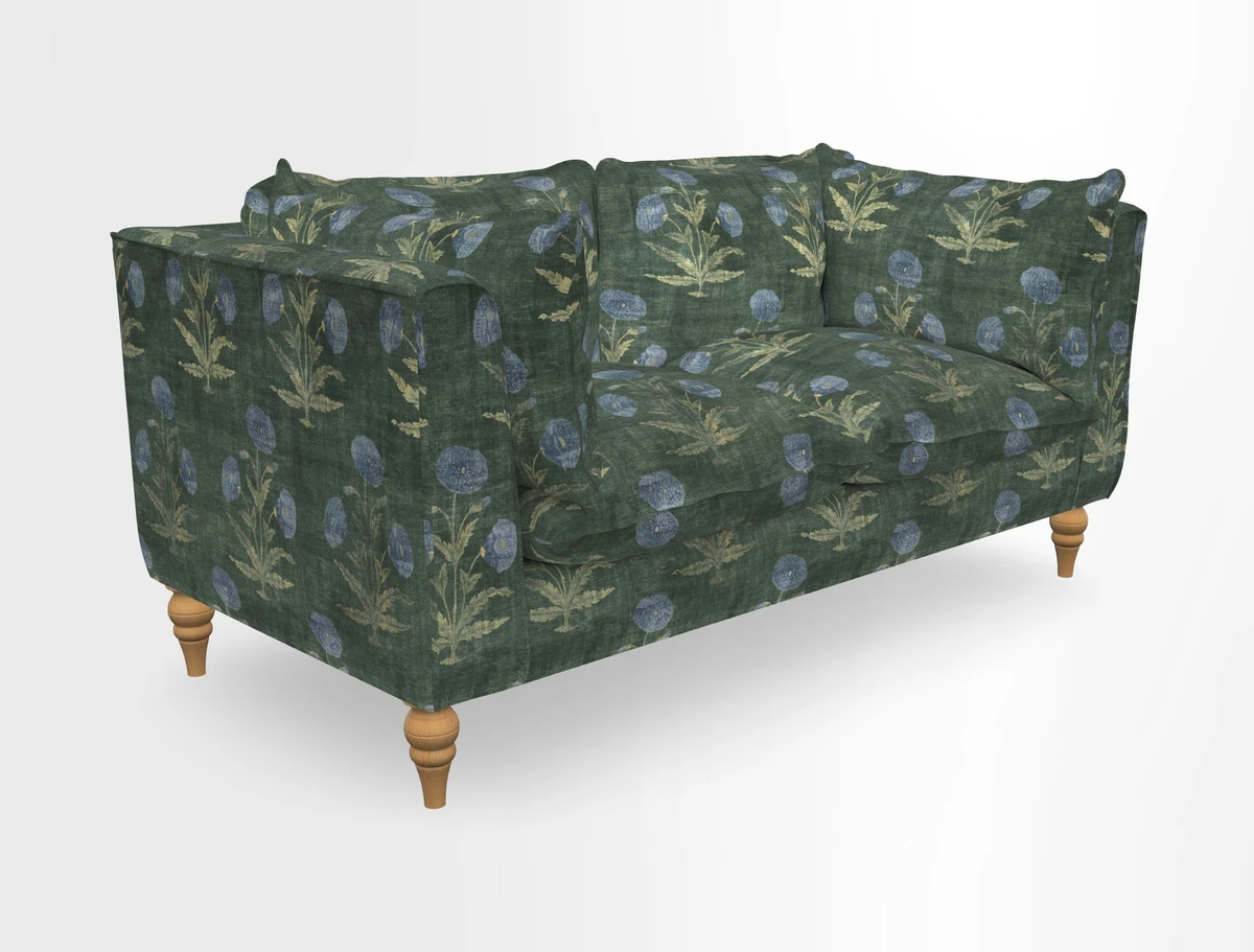 Aysgarth 3 Seater Sofa in Furrow Stripe Broad and Furrow Stripe Narrow Sunflower
