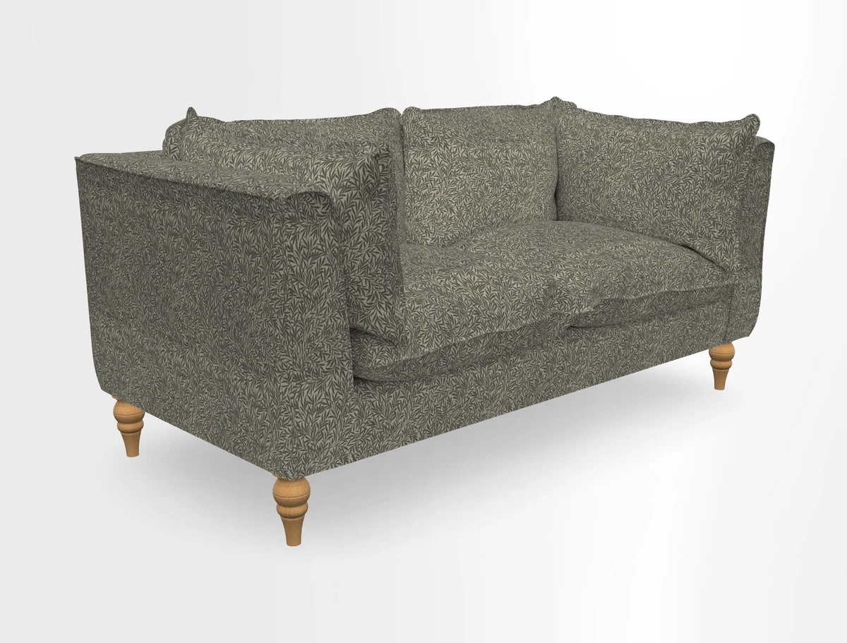 Aysgarth 3 Seater Sofa in Furrow Stripe Broad and Furrow Stripe Narrow Sunflower