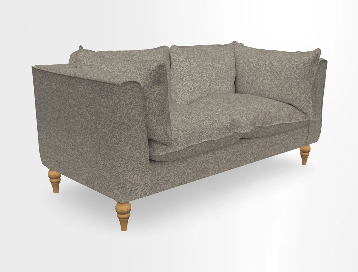 Aysgarth 3 Seater Sofa in Furrow Stripe Broad and Furrow Stripe Narrow Sunflower