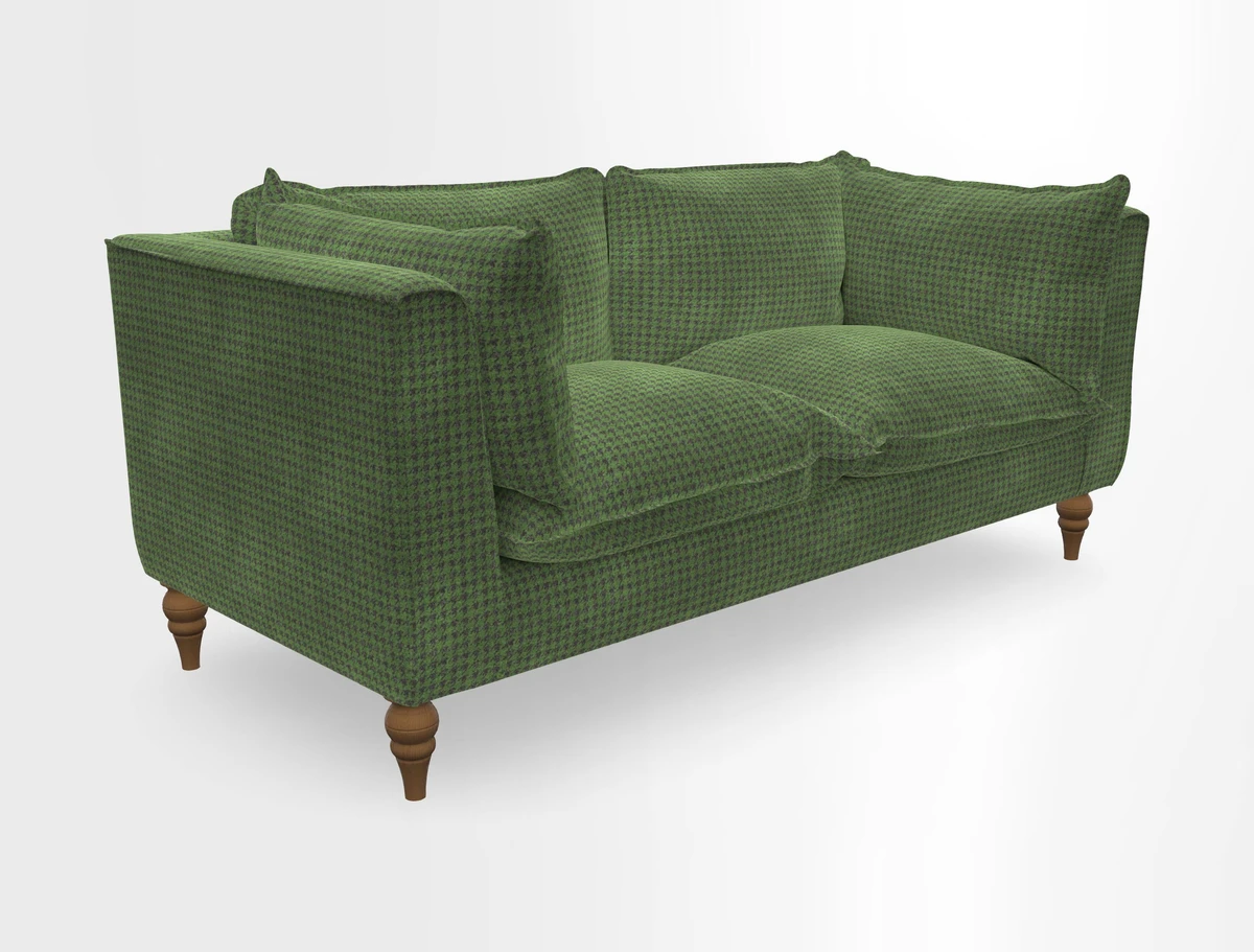 Aysgarth 3 Seater Sofa in Furrow Stripe Broad and Furrow Stripe Narrow Sunflower