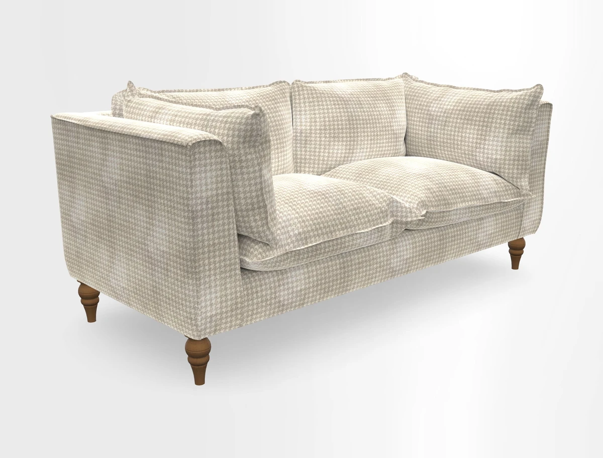 Aysgarth 3 Seater Sofa in Furrow Stripe Broad and Furrow Stripe Narrow Sunflower