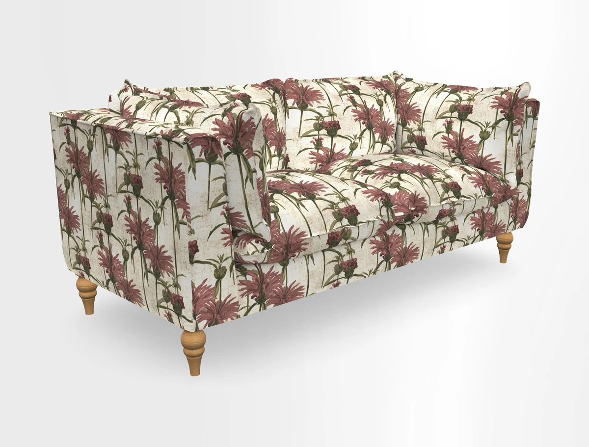 Aysgarth 3 Seater Sofa in Furrow Stripe Broad and Furrow Stripe Narrow Sunflower