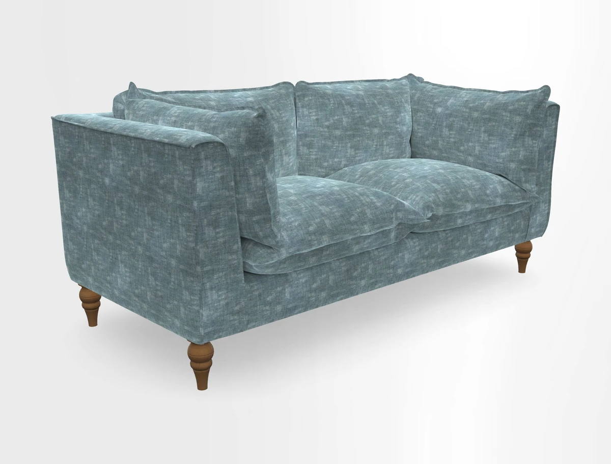 Aysgarth 3 Seater Sofa in Furrow Stripe Broad and Furrow Stripe Narrow Sunflower