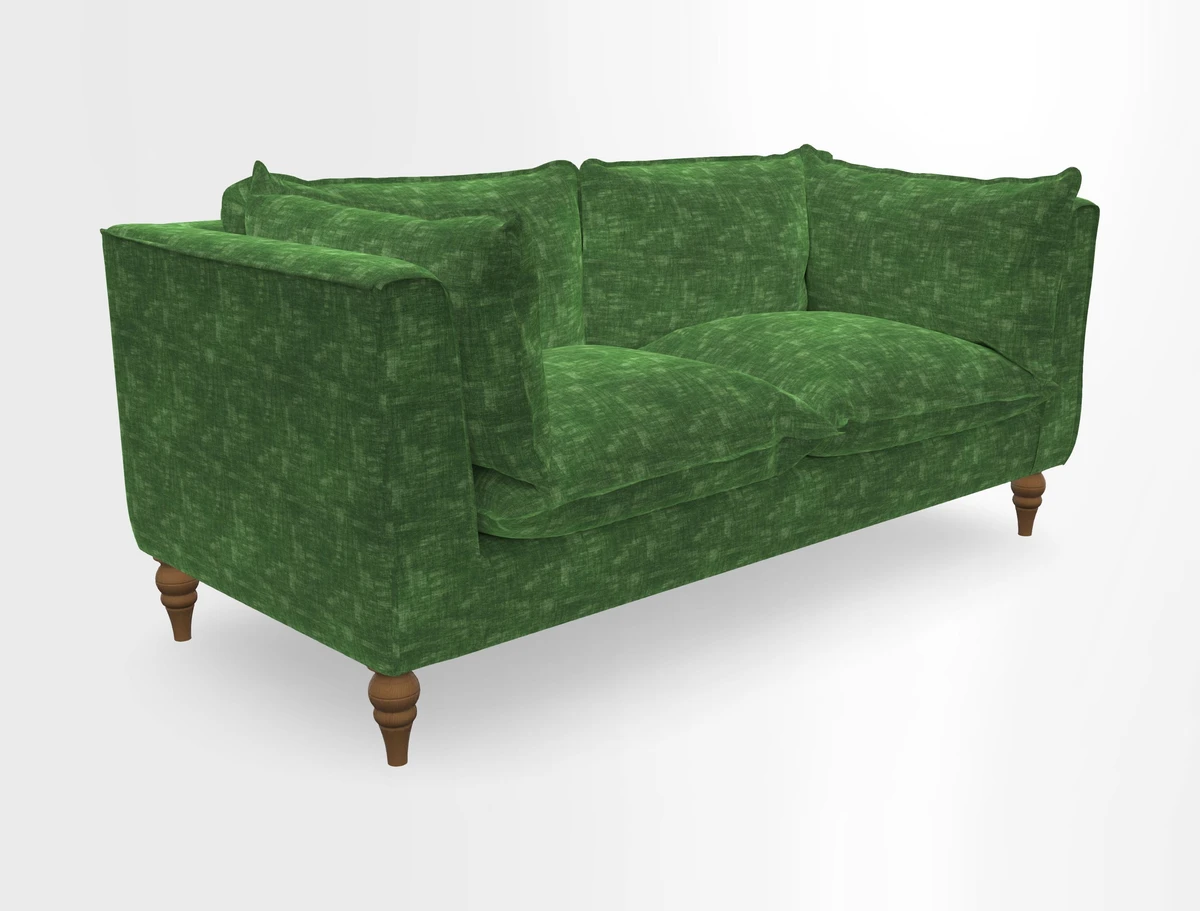 Aysgarth 3 Seater Sofa in Furrow Stripe Broad and Furrow Stripe Narrow Sunflower