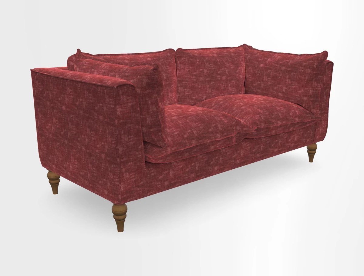 Aysgarth 3 Seater Sofa in Furrow Stripe Broad and Furrow Stripe Narrow Sunflower