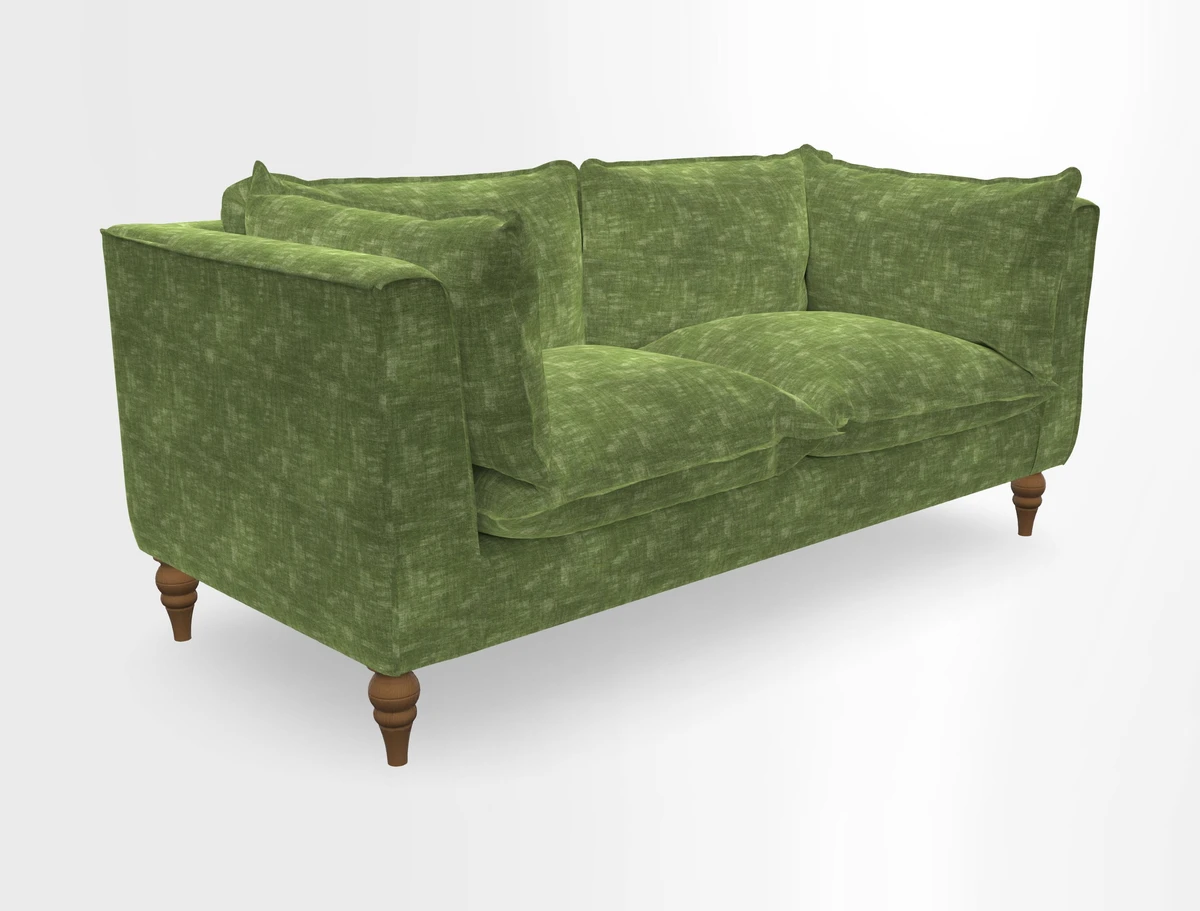 Aysgarth 3 Seater Sofa in Furrow Stripe Broad and Furrow Stripe Narrow Sunflower