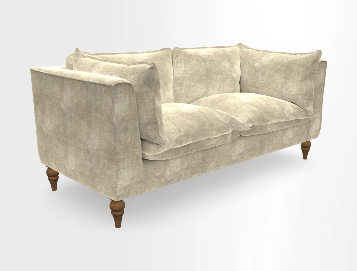 Aysgarth 3 Seater Sofa in Furrow Stripe Broad and Furrow Stripe Narrow Sunflower