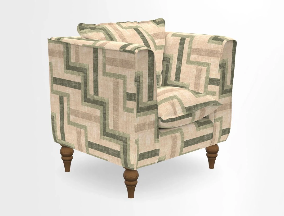 Aysgarth Chair in Two Tone Plain Biscuit
