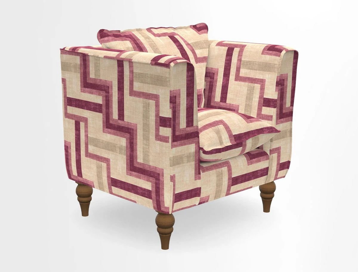 Aysgarth Chair in Two Tone Plain Biscuit