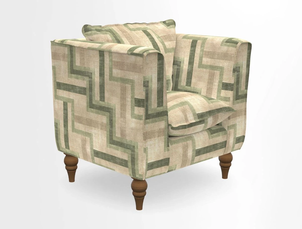 Aysgarth Chair in Two Tone Plain Biscuit