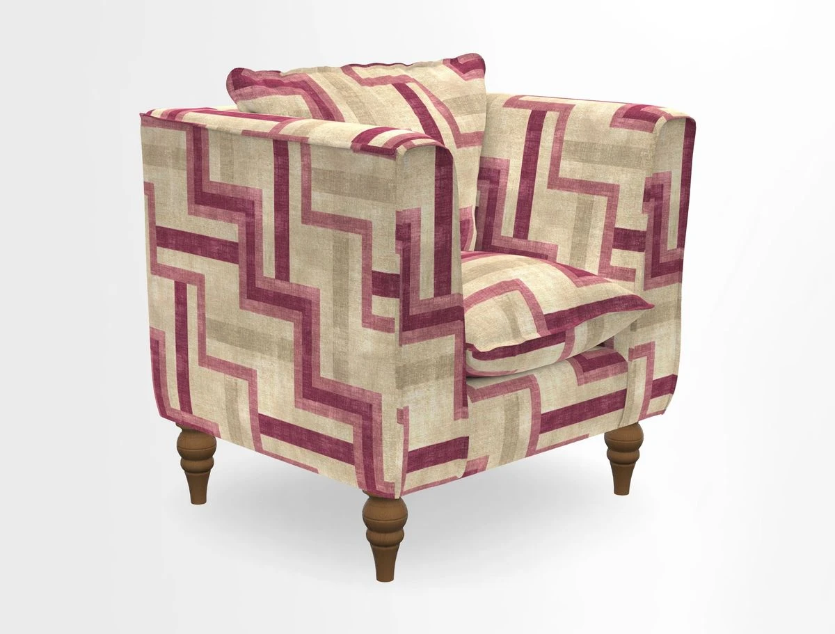 Aysgarth Chair in Two Tone Plain Biscuit